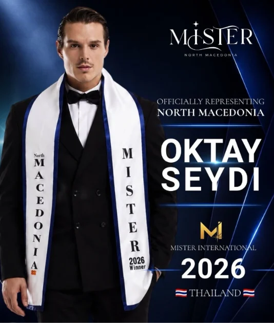 Октај Сејди ќе ја претставува Македонија на „Мистер Интернешнл“ во Тајланд