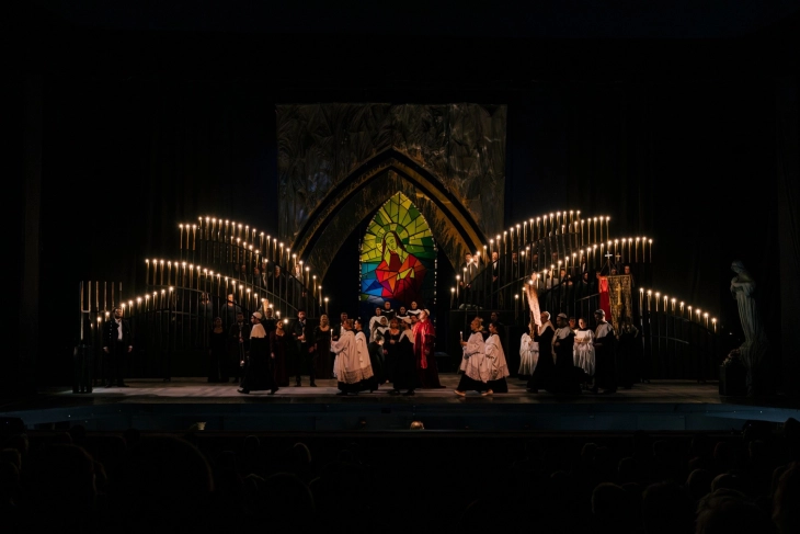 Операта „Тоска“ вечер во НОБ, Злата Тошевска-Димовска во насловната улога