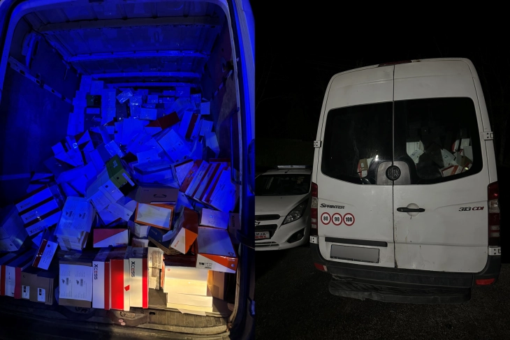 Приведен 22-годишник од Скопје, во комбе откриени производи без документација