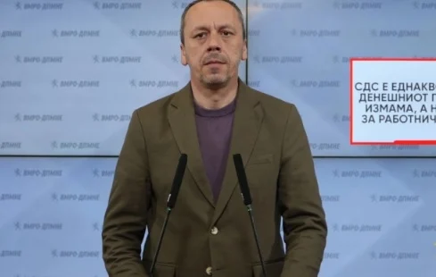 Петрушевски: Денешниот протест е измама, а не борба за работнички права