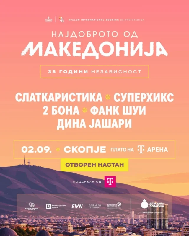Концерт на Хосе Карерас и македонски музички ѕвезди вечерва на плоштад „Македонија“