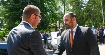 Мицкоски и Ѓорѓиевски на изградба на првата фаза на булевар „Македонија“