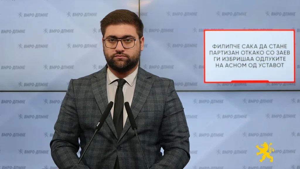 Манасиевски: Филипче сака да стане партизан откако со Заев ги избришаа одлуките на АСНОМ од Уставот