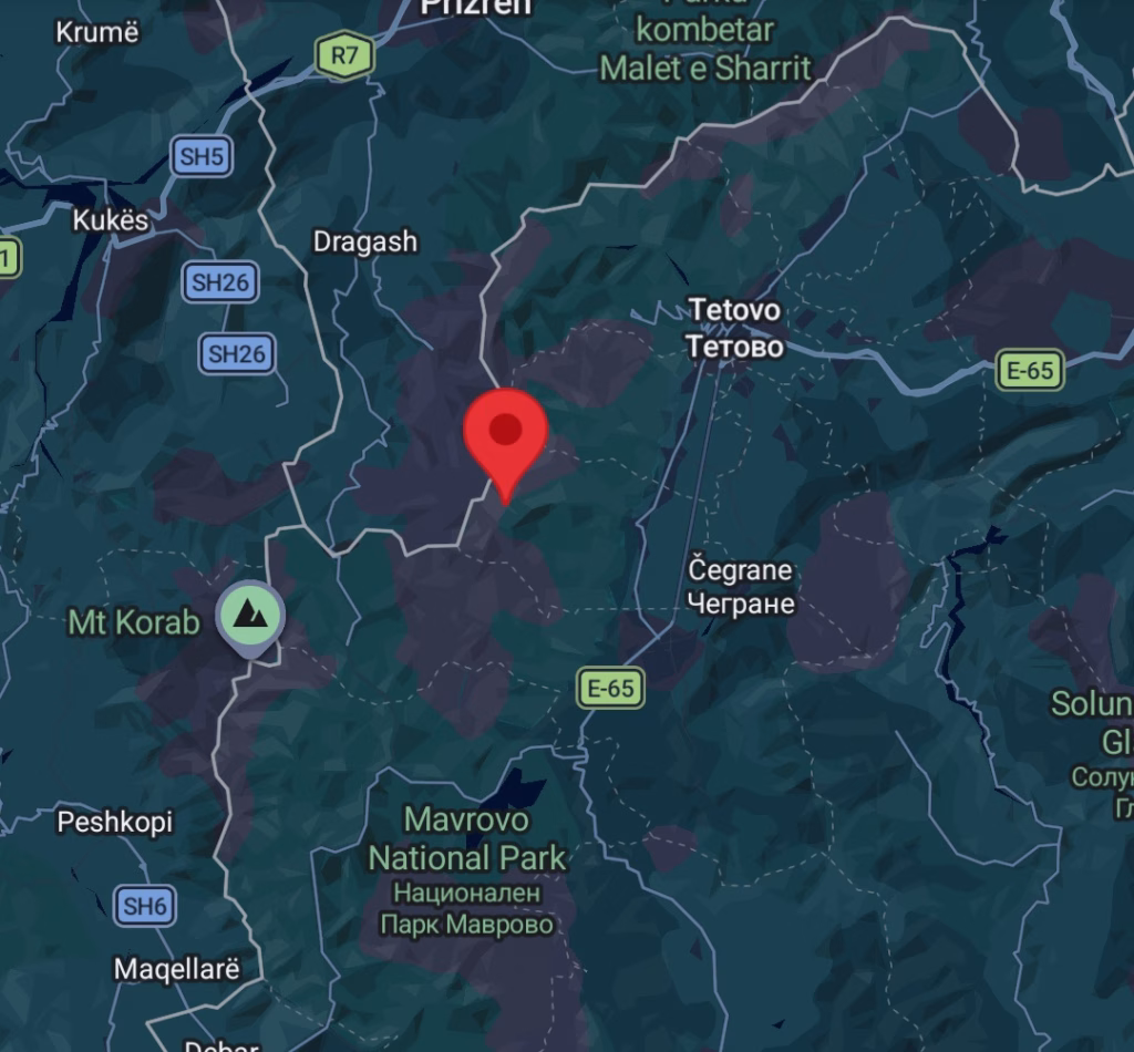 Земјотрес попладнево во Македонија