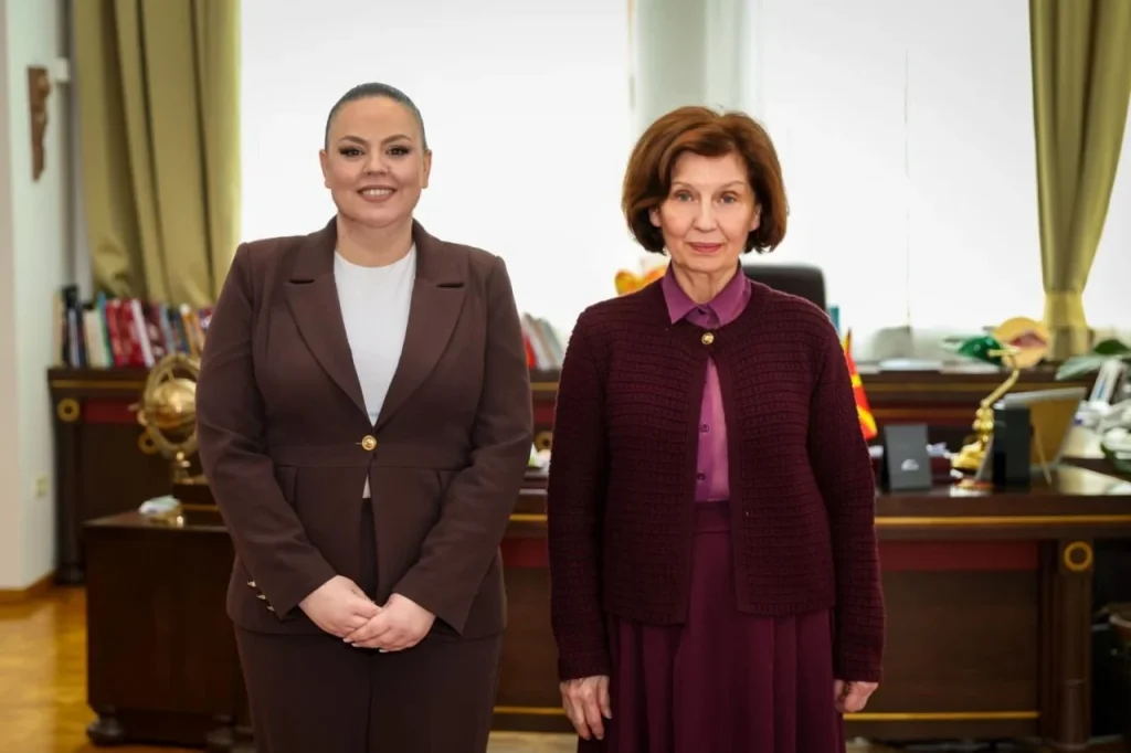 Сиљановска-Давкова на средба со директорката на новоформираната Агенција за иновации, научно-технолошки развој и претприемништво