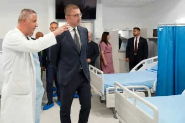 Мицкоски на пуштање во употреба на реконструираните операциони сали во Клинички центар „Мајка Тереза“