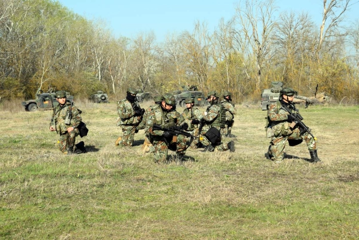 Во Штип почнува оценувањето на Лесната пешадиска баталјонска група во рамки на вежбата „Блесок 26“