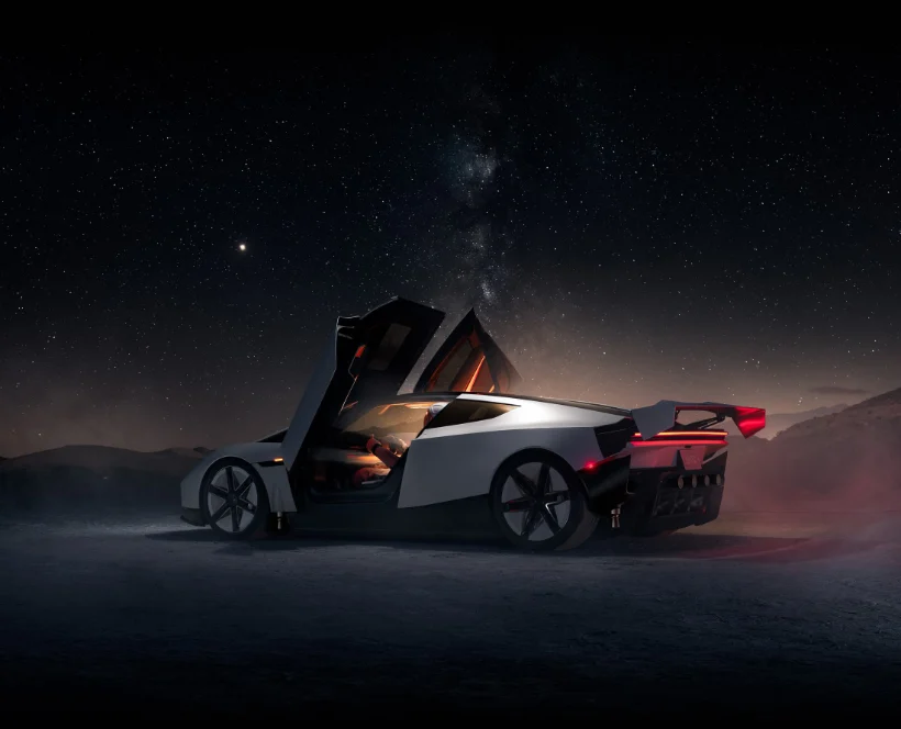 Tesla го демонстрираше новиот летечки Roadster со потисници од SpaceX