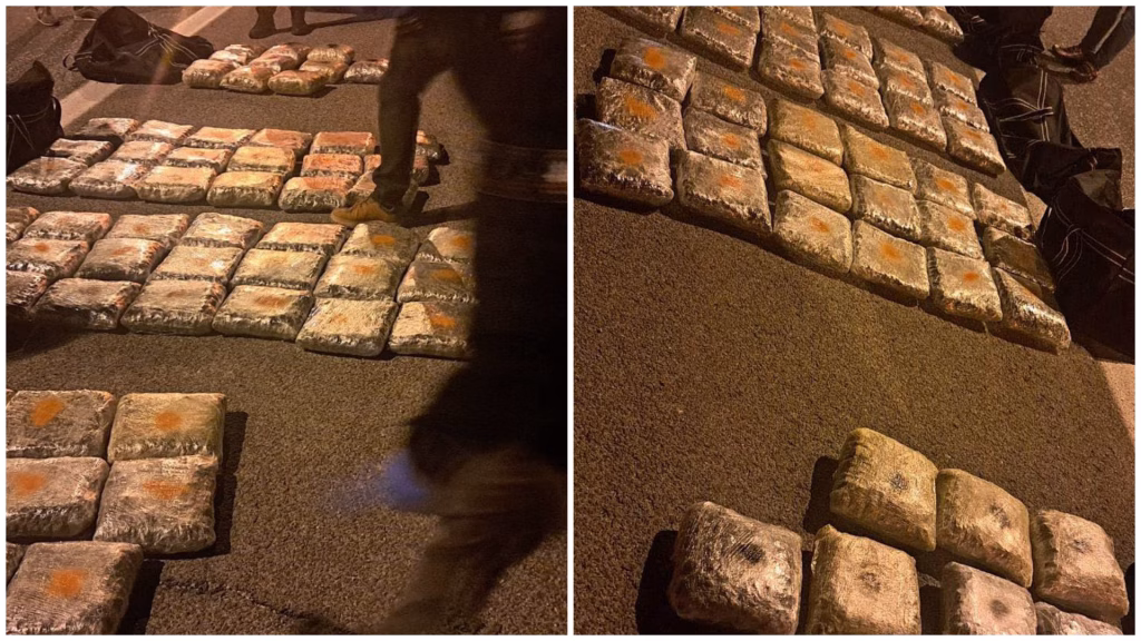 ВИДЕО Пресечен транспорт на дрога во близина на Градско – две лица приведени