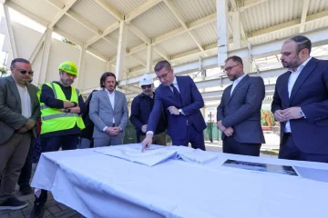 (ФОТОГАЛЕРИЈА) Интензивно се работи на реконструкција на Универзалната сала, очекувам да заврши во предвидениот рок, истакна Мицкоски