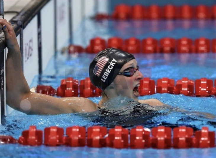 Ледецки исплива второ најдобро време во историјата на 1.500 метри слободен стил