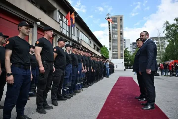 (ФОТО) ОДБЕЛЕЖАН ДЕНОТ НА ПОЖАРНИКАРСТВОТО: Ѓорѓиевски најави модернизацијата на Противпожарната бригада