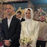 (Видео) Зошто Данијела Димитровска носела марама на главата во текот на целата венчавка? 