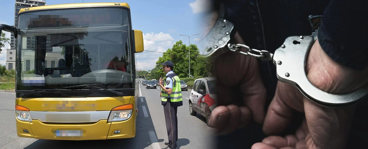 Уапсен возач во Ѓорче Петров, возел автобус за јавен превоз без возачка дозвола