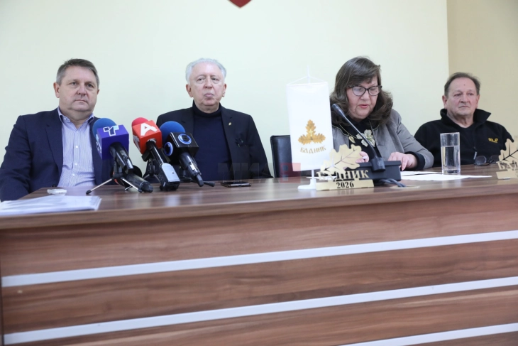 Зоран Кондратенко и Јаков Дренковски, нов кум и нов здравичар на бадникарската прослава во Скопје