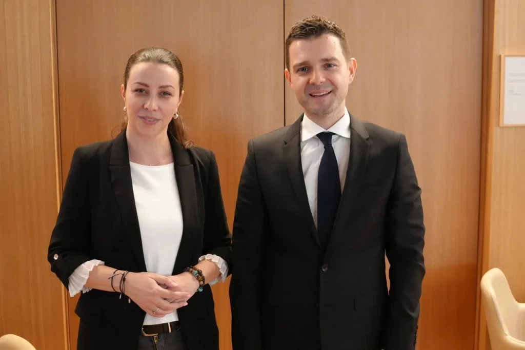 Муцунски со генералната директорка за земјоделство и рурален развој при Европската комисија и со пратеници во Европскиот парламент