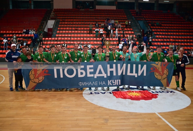 Дебитантски триумф на КМФ Проект во Купот на Македонија во футсал