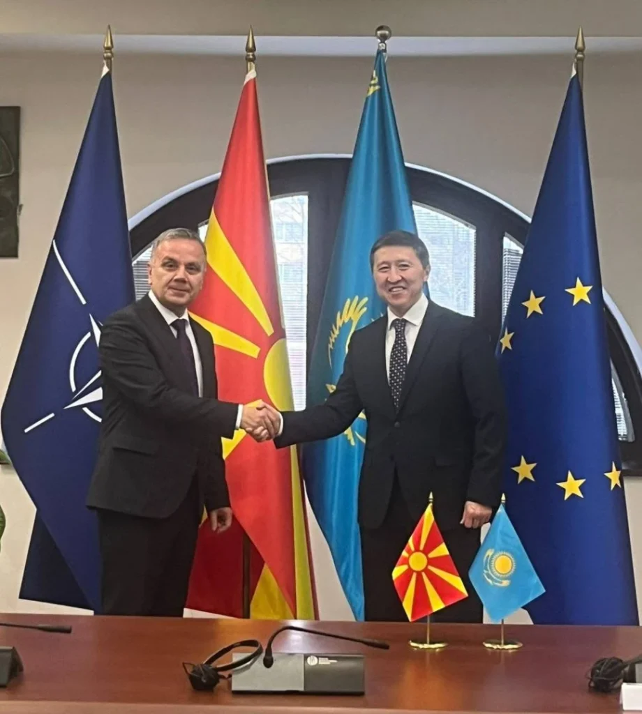 Одржани политички консултации со Казахстан во Скопје: „Постои значителен потенцијал за продлабочување на соработката“