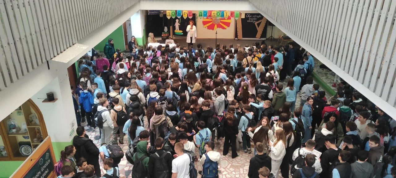 ​Едукативни кампањи за имунизација во училишта во Кисела Вода