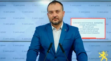 Лефков: Филипче е слуга на Бугарија и не го засегаат нејзините напади врз Македонија, идентитетот, јазикот и историјата