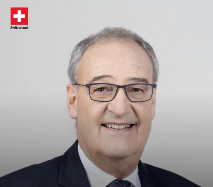 Претседателот на Швајцарската Конфедерација, Ги Пармелан во посета на земјава