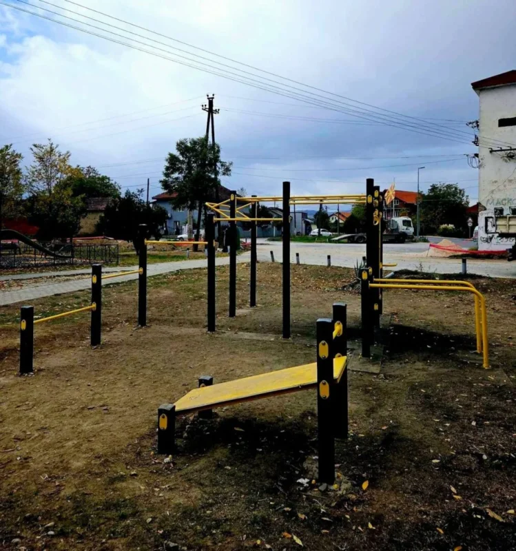 Нови калистеника-зони во Долно Лисиче и Ново Лисиче во општина Аеродром