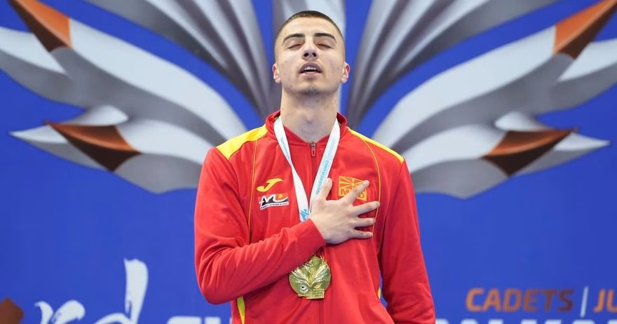 Македонската химна одекна во Таранто: Белистојаноски освои злато!