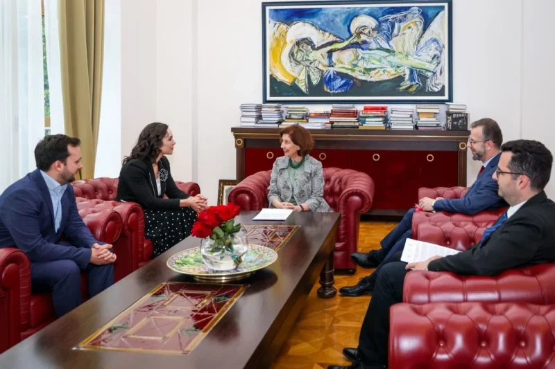 Средба на Сиљановска-Давкова со словачката европратеничка Мириам Лексман