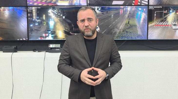 Вонредно обраќање на Тошковски: Ви честитам! Од 120 000 прекршоци пред два месеци, денеска, првиот ден од „Безбеден град“ имаме само 500!