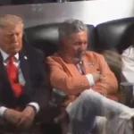Каква комедија: Трамп дојде да гледа финале и заспа (Видео)