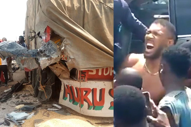 Дупната гума е причина за сообраќајката во која загинаа две лица, а легендарниот боксер Џошуа се спаси