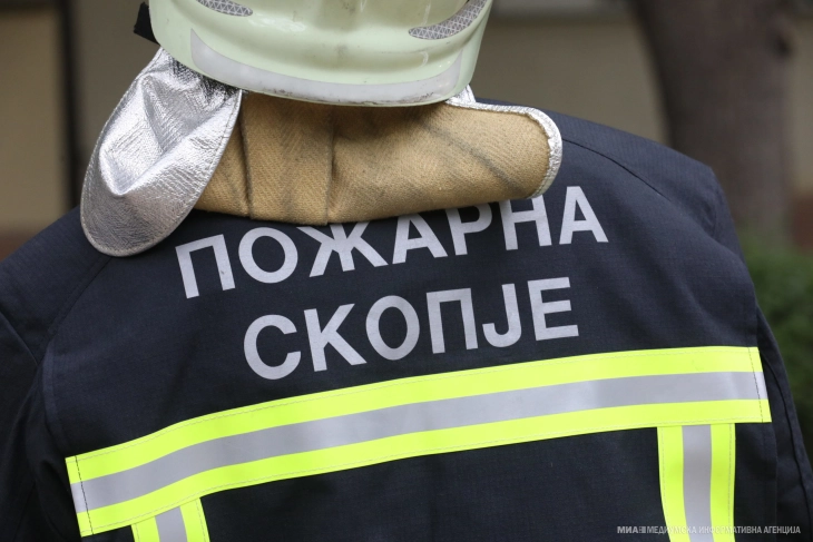 Опожарено возило во Скопје, сопственост на правно лице од Косово