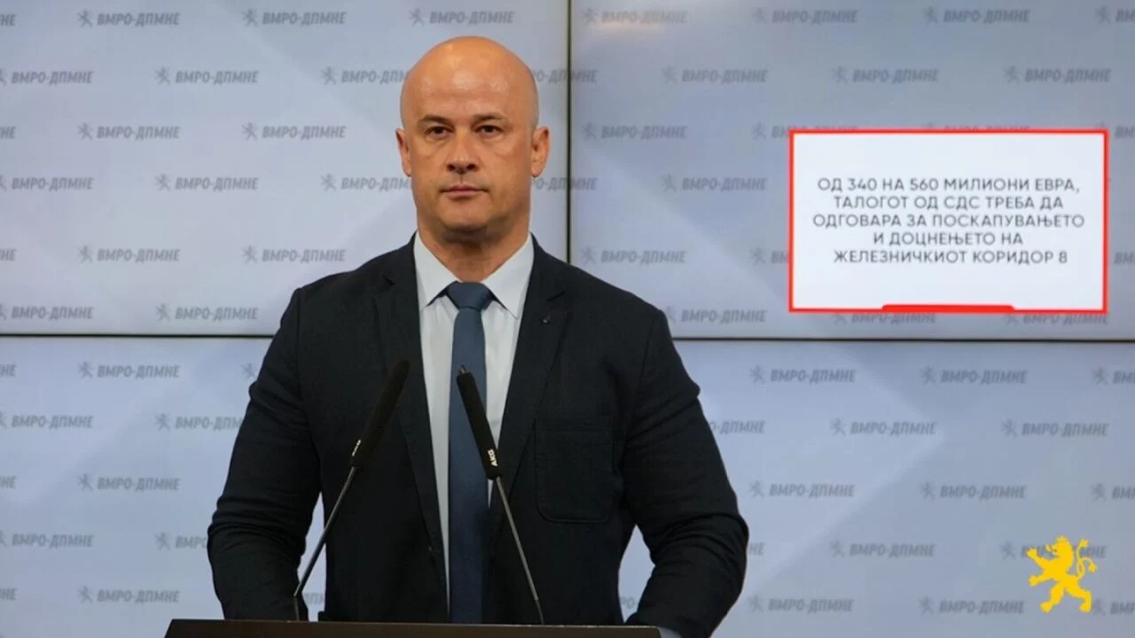 Од 340 на 560 милиони евра – Обвинителството да го истражи поскапувањето на пругата кон Бугарија, бара Велјановски