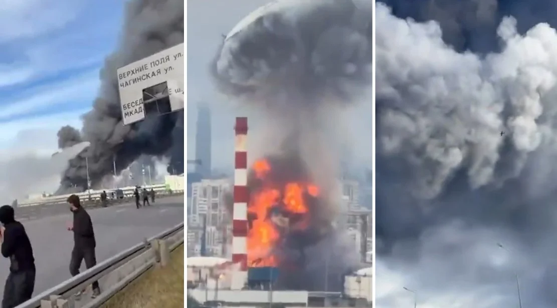 (Видео) Снимки од Москва покажуваат хаотични обиди за соборување на украински дронови