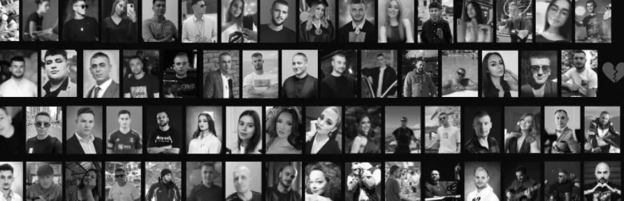 Собир со една минута молк ноќеска пред поранешната дискотека „Пулс“ во Кочани