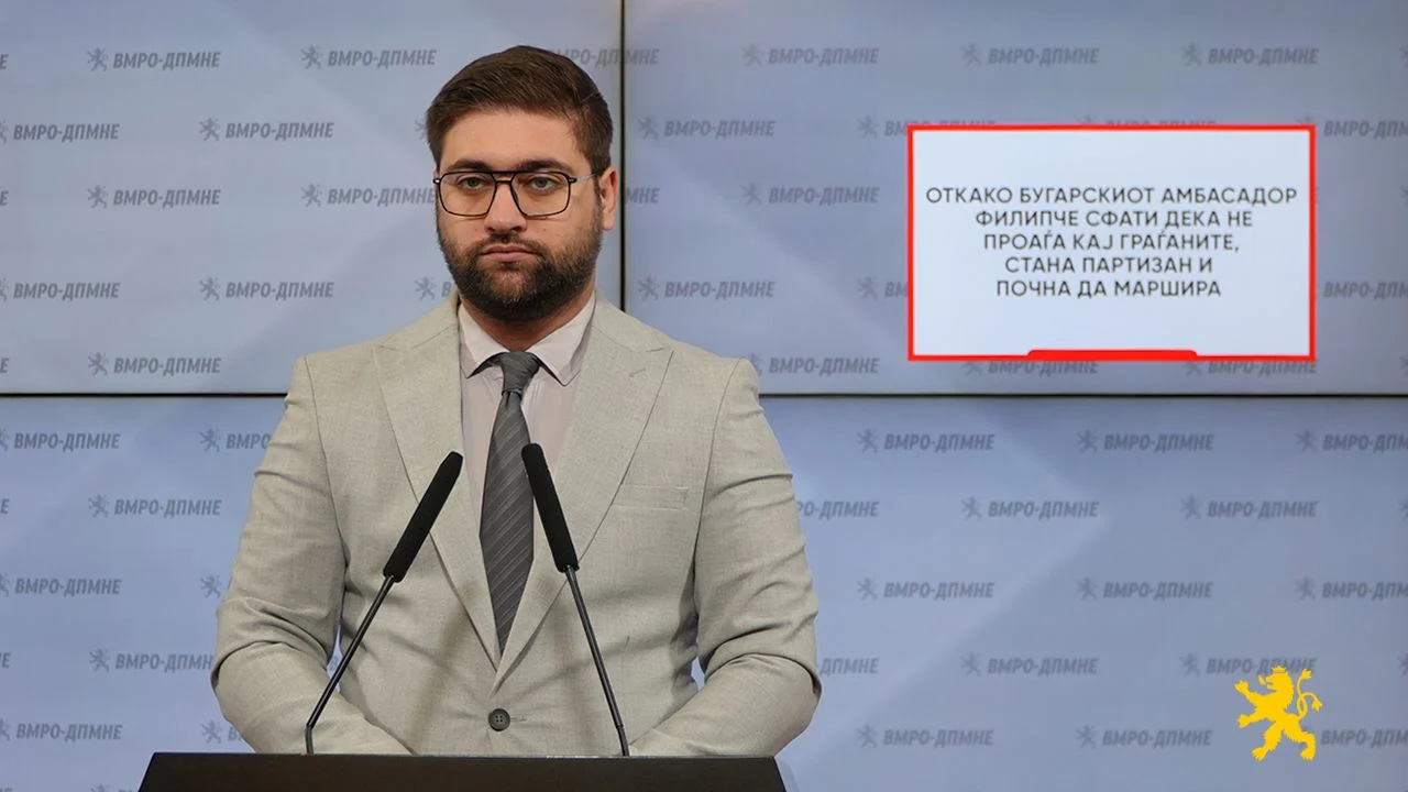 (Видео) „Откако бугарскиот амбасадор Филипче сфати дека не проаѓа кај граѓаните, стана партизан и почна да маршира“, вели Манасиевски