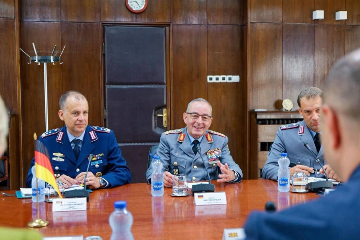Мисајловски: Ги цениме германската поддршка и партнерство во развојот на нашата Армија
