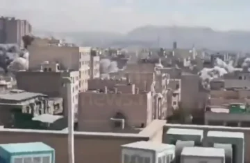 (ВИДЕО) ТЕХЕРАН ВО ПЛАМЕН: САД и Ираел бомбардираат позиции на иранската гарда