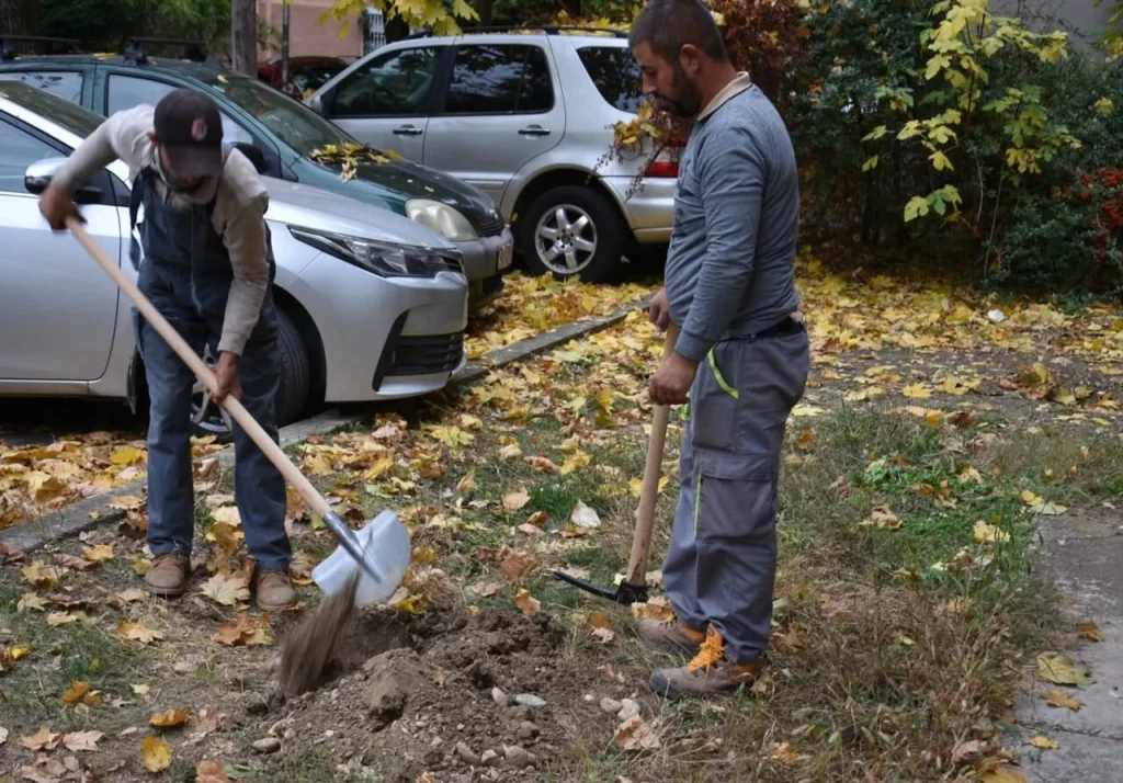 (Фото) Општина Карпош:   нови дрвја за почиста и поздрава животна средина