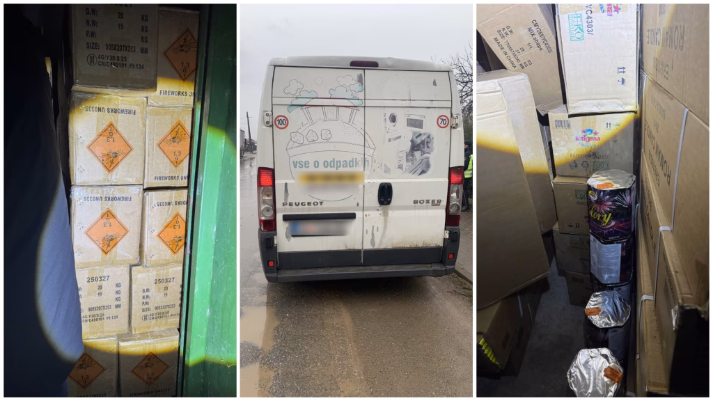 Запленети над 25 тони пиротехника на наплатната станица Градско – две лица уапсени од кои едното е полицаец!