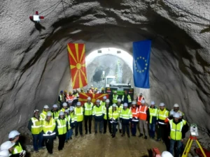 Ивановски: Пробиен последниот тунел во изградбата на пругата Бељаковце – Крива Паланка, следните месеци очекувам сериозна активност во изградбата