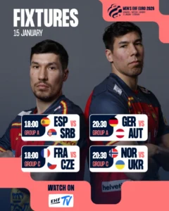 Почна Европското ракометно првенство, стартни победи на Франција и Шпанија