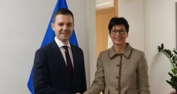 Средба на министерот Муцунски со еврокомесарката за проширување, Марта Кос