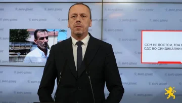 Петрушевски: ССМ не постои, тоа е само СДС во синдикални маички