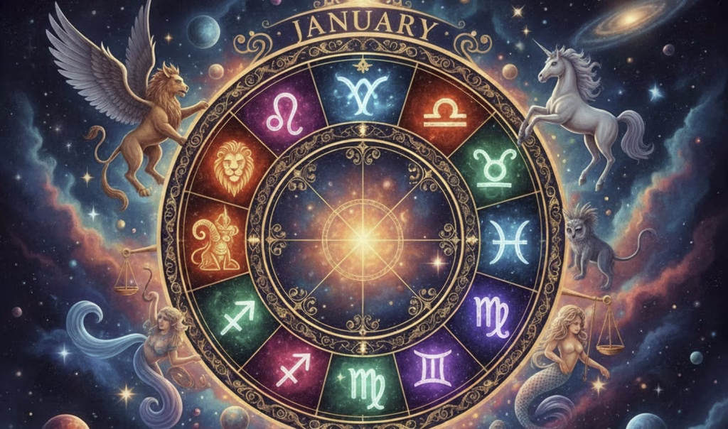 Еве што го очекува секој знак во јануари 2026 година: Голем месечен хороскоп
