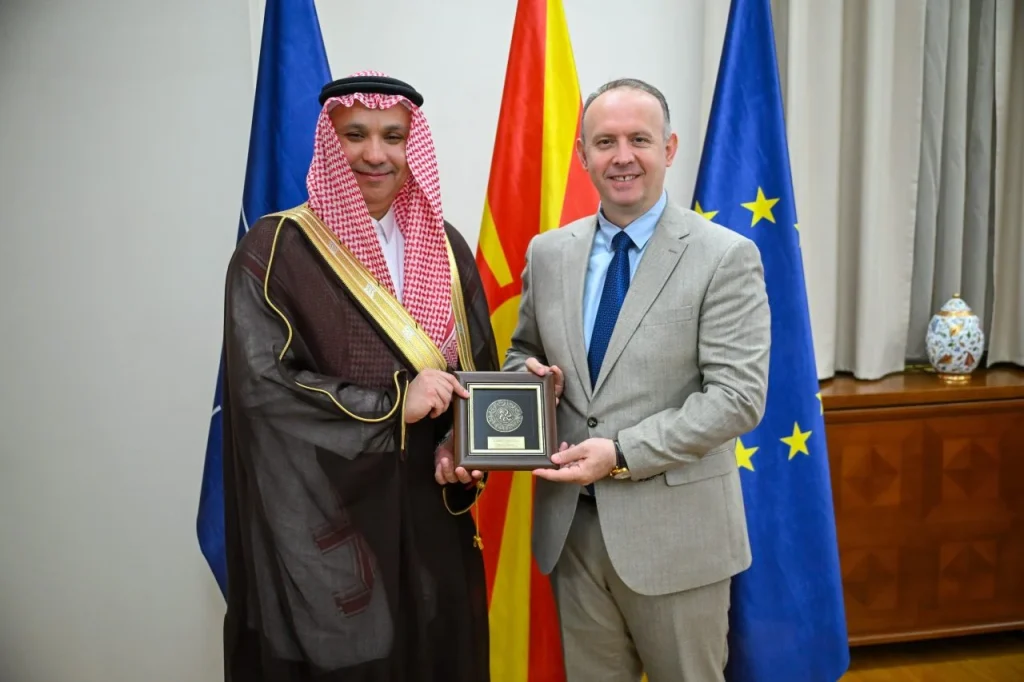 Проштална средба на Гаши со амбасадорот на Саудиска Арабија, Фаисал Гази Исмаил Хифзи