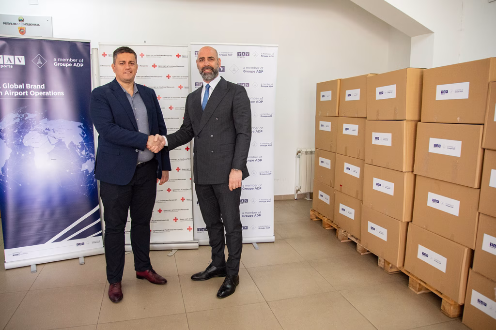 ТАВ Македонија дванаесетта година по ред донира пакети со храна и хигиенски средства на семејства во социјален ризик од Општина Илинден