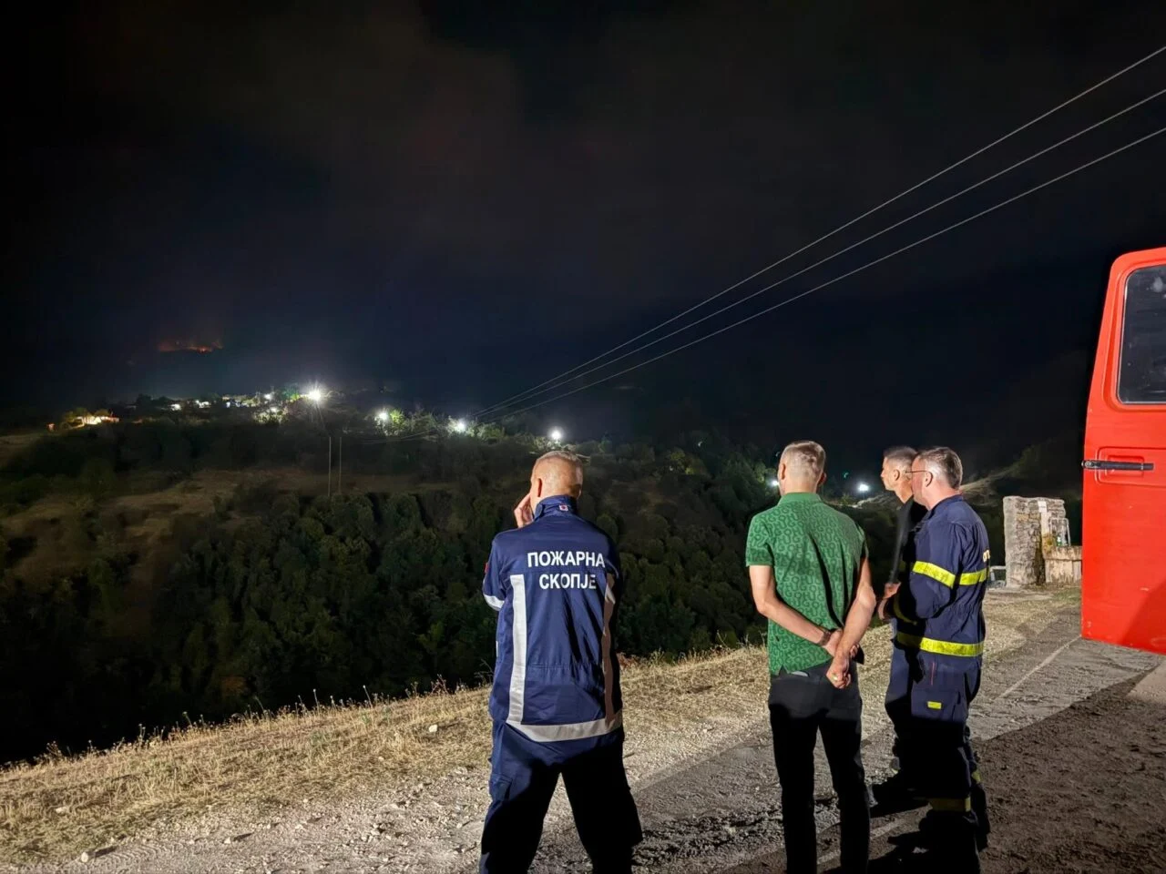 Пожарот над село Габер под контрола