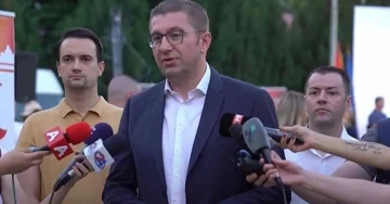 (ВО ЖИВО) Изјава на премиерот Мицкоски при увид во изградба на пречистителна станица во Кучевишка Бара