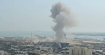 (ВИДЕО) ЕКСПЛОЗИИ ВО БАХРЕИН, КУВАЈТ И АБУ ДАБИ: Иранците лансираа балистички ракети и беспилотни летала врз американски воени бази